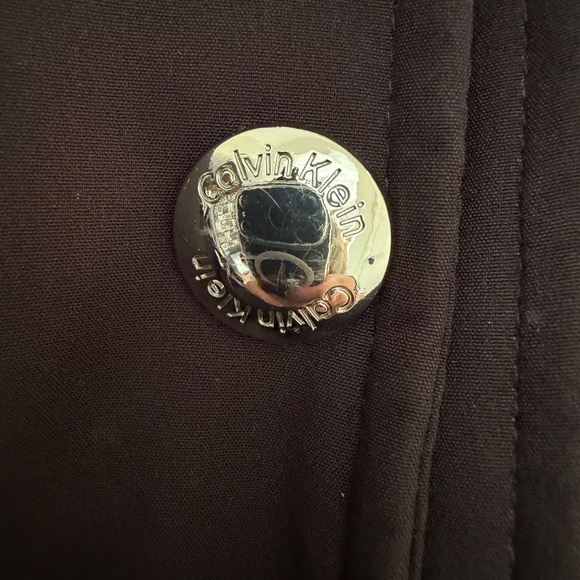 Calvin Klein Water Resistant/Windproof/Detachable Hood Trench Coat - Picture 4 of 6